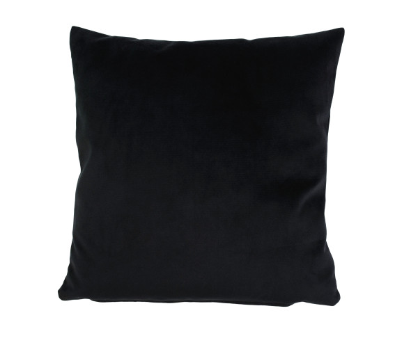 Kissenhülle DUVAL schwarz in schwarz aus Polyester
