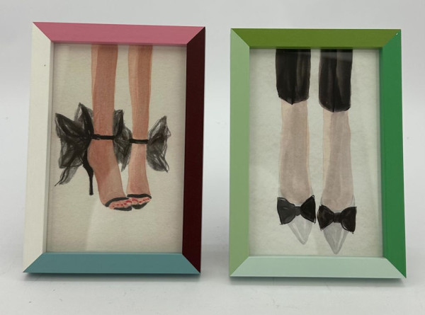 Fotorahmen SCARPE in mehrfarbig aus Materialmix