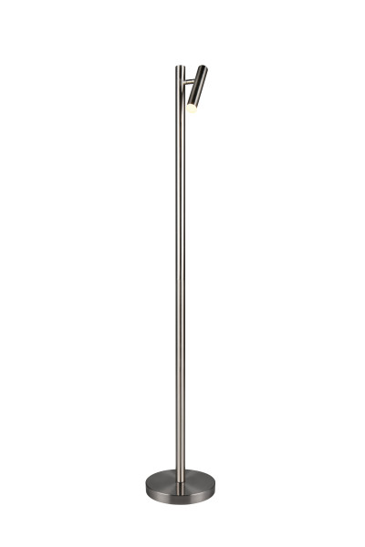 Stehleuchte GOMEZ in silberfarben aus Metall