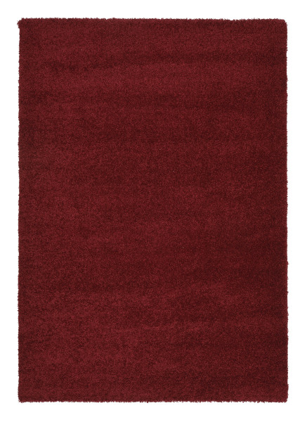 Teppich MODA Shaggy in DUNKELROT aus Polypropylen