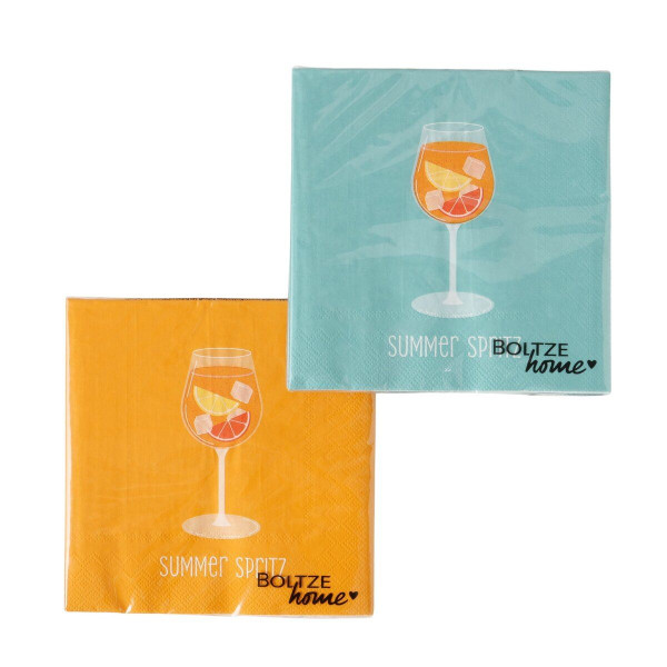 Servietten SUMMER SPRITZ in mehrfarbig aus Papier