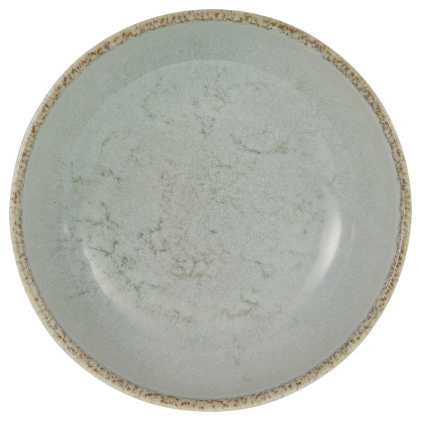Suppenteller UNO in off-white aus Steinzeug