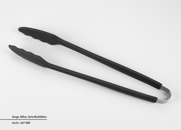 Zange JUSTINUS BLACK EDITION in schwarz aus Silikon