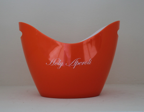 Flaschenkühler HOLY APEROL in orange aus Kunststoff
