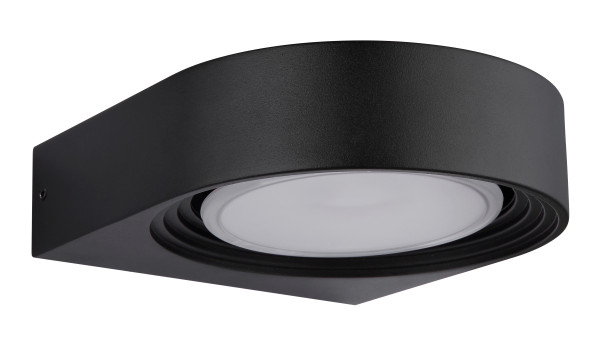 Außenleuchte OKO in schwarz aus Aluminium