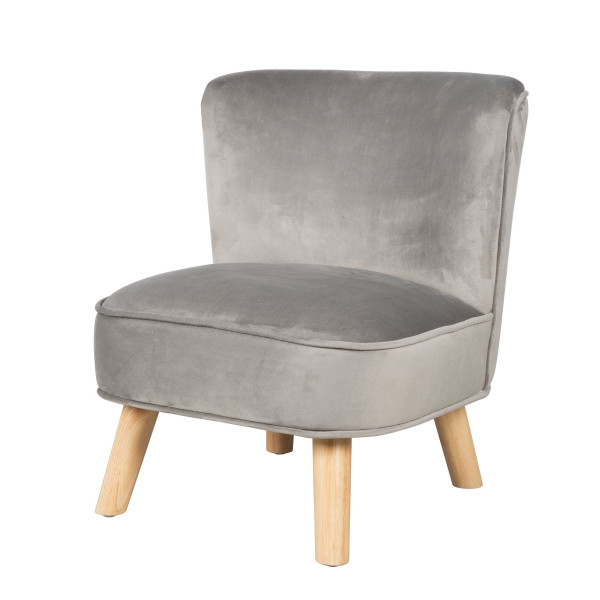 Kindersessel roba LIL in grau aus Polyester
