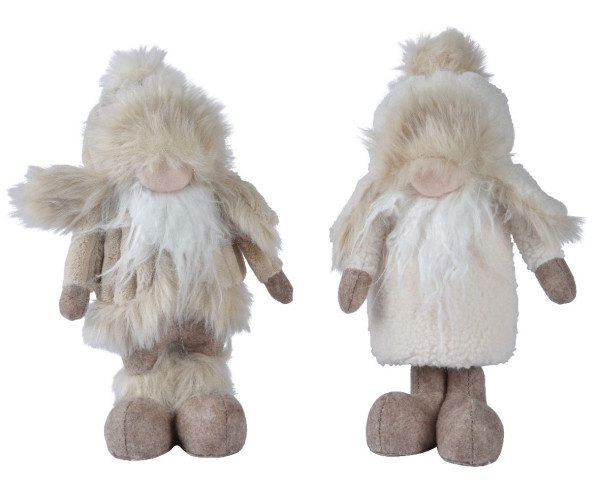 Dekofigur STRIPED ZWERG in mehrfarbig aus Polyester