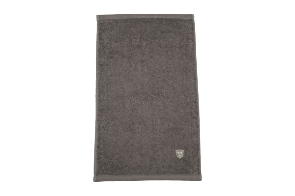 Wellnesstuch VITA flanell in anthrazit aus Baumwolle