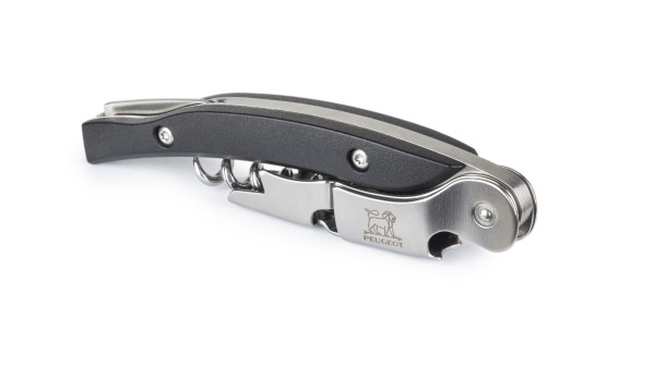 Sommelier Korkenzieher MALBEC in schwarz aus Kunststoff