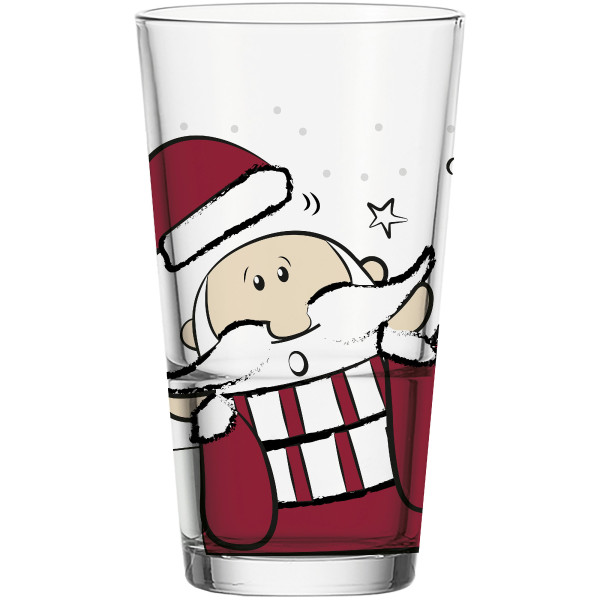 Longdrinkbecher SILENZIO in mehrfarbig aus Glas