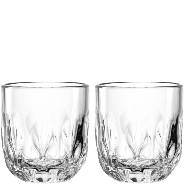 Becher-Set GOCCE in klar aus Glas