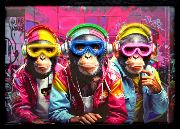 Bild LED MONKEY GANG II in mehrfarbig