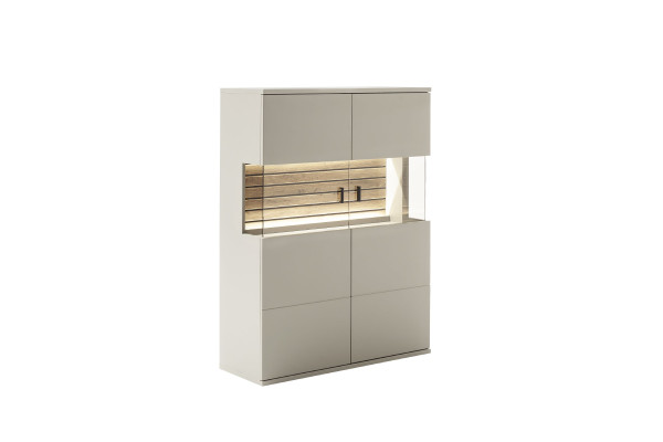 Highboard Rolf Weber MOXA in Basalt aus Dekor