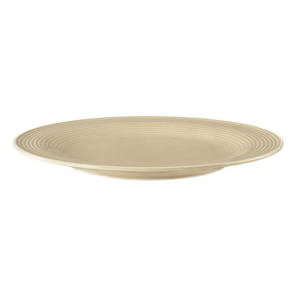 Dessertteller BEAT in beige aus Porzellan