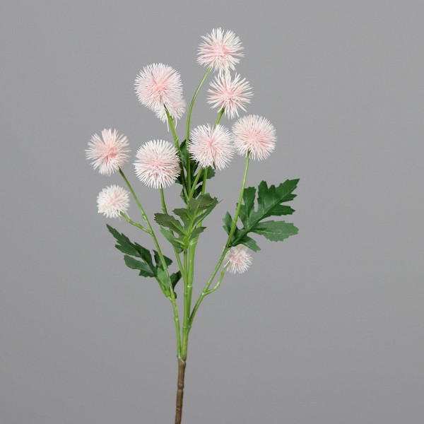 Kunstblume KUGELDISTEL in rosa aus Kunststoff
