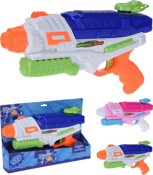 Wasserpistole mit Pumpe in mehrfarbig aus Kunststoff
