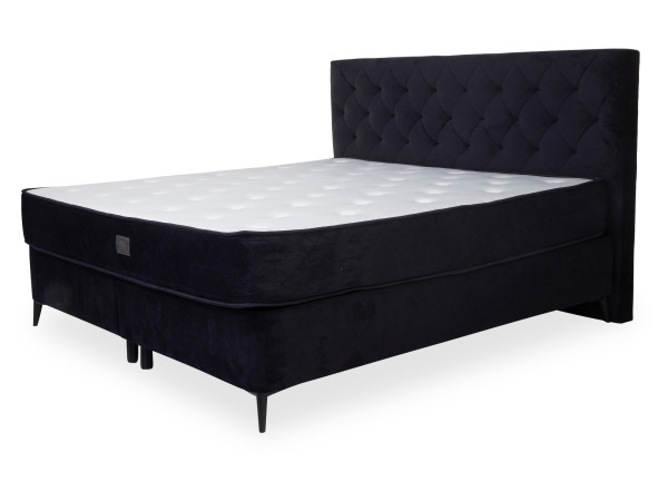 Boxbett ANTONIA in schwarz aus Stoff