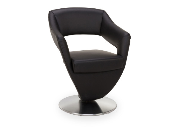 Drehsessel Variano Malito in nero
