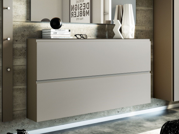 Schuhschrank ARREDOKIT GARDASEE in taupe