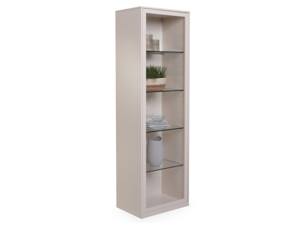 Vitrine arena ARCOS in creme aus Lack