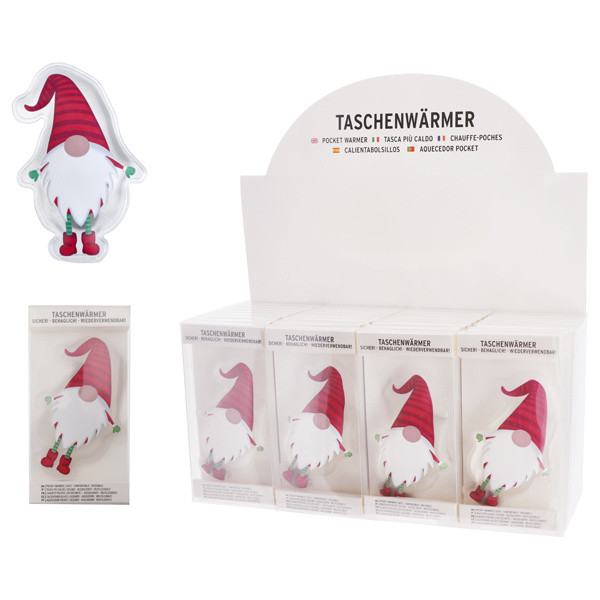 Taschenheizkissen WICHTEL in mehrfarbig aus Kunststoff