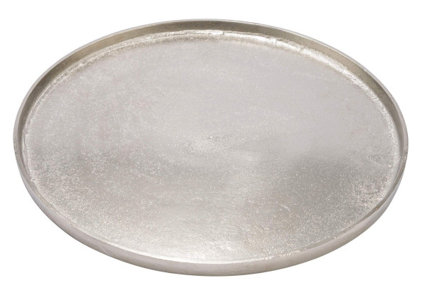 Platzteller ALU in silberfarben aus Aluminium