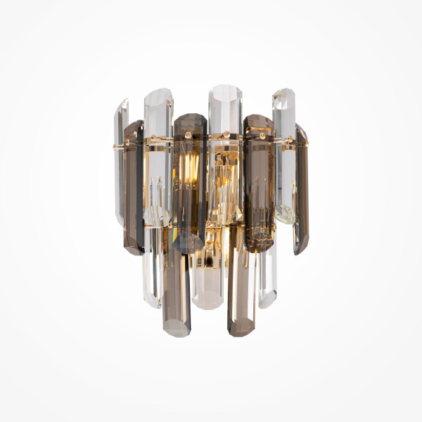 Wandleuchte FLARE in goldfarben aus Metall