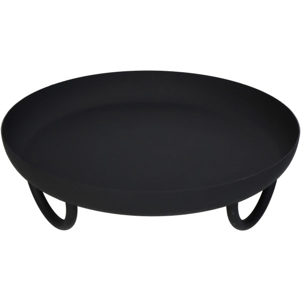Tablett BLACK in schwarz aus Metall