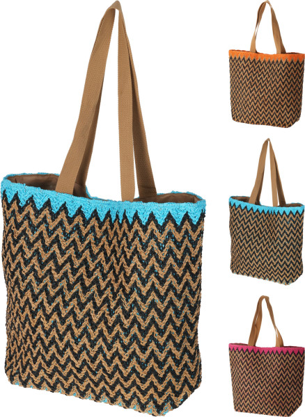 Strandtasche in mehrfarbig aus Polyester
