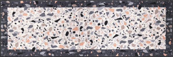 Fußmatte Terrazzo in mehrfarbig