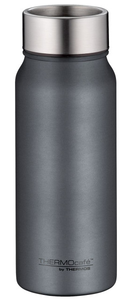 Isolierbecher THERMOCAFÉ BY THERMOS TC DRINKING in grau aus Edelstahl