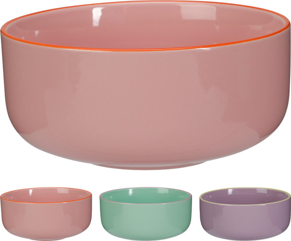 Müslischale MONZA in mehrfarbig aus Steinzeug