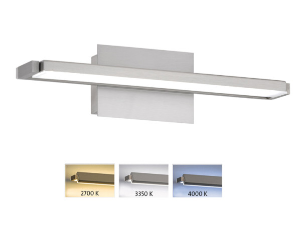Wandleuchte PARE in Nickel aus Glas