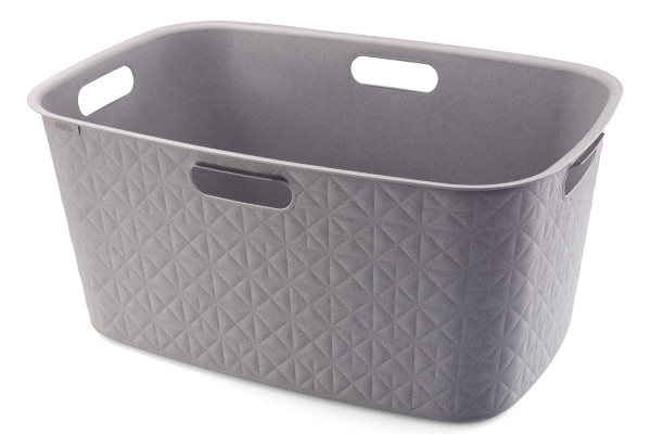 Wäschekorb SOFTEX in taupe aus Daune