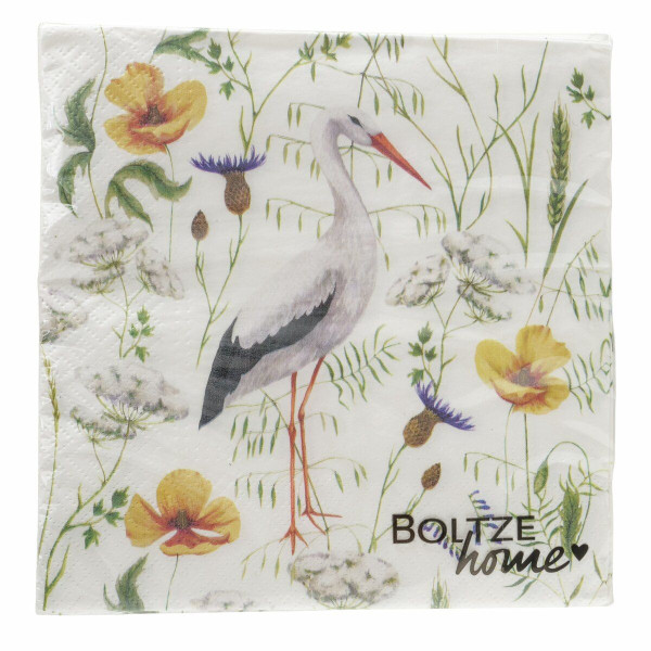 Servietten STORK in mehrfarbig aus Papier