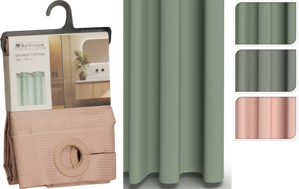 Duschvorhang VIDAR in mehrfarbig aus Polyester