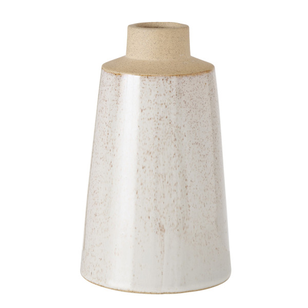 Vase CATRINIA in beige aus Steingut