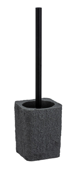 Toilettengarnitur VILLATA in anthrazit aus Polyresin