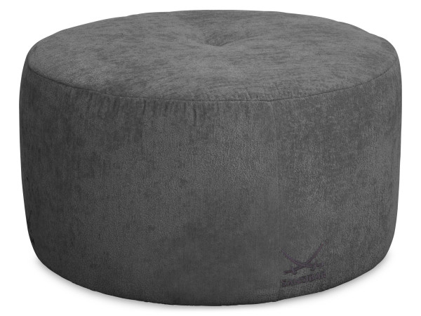 Hocker SANSIBAR NYBRO in graphite aus Stoff