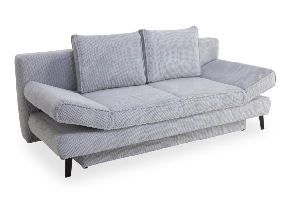 Schlafsofa HARPER ROANNE in silver aus Stoff