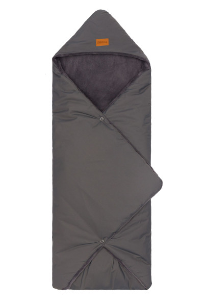 Winterfußsack TANAGA NEW in grau aus Stoff
