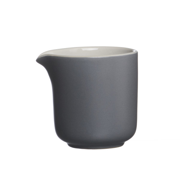 Milchgießer JASPER in grau aus Steinzeug