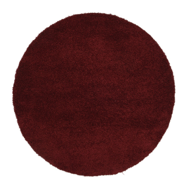 Teppich MODA Shaggy in DUNKELROT aus Polypropylen
