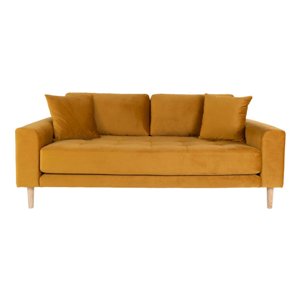 Sofa 2,5 Sitzer DROP LIDO in SENFGELB