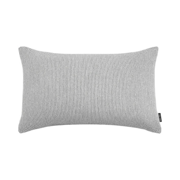 Kissen GERMAINE in dunkelgrau aus Baumwolle