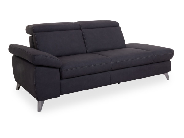 Recamiere vito SERENITY 2.0 in dunkelgrau aus Stoff