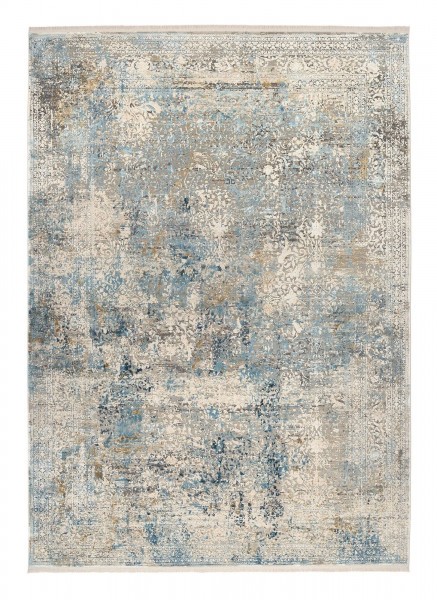 Teppich LOTUS in grau aus Mischgewebe