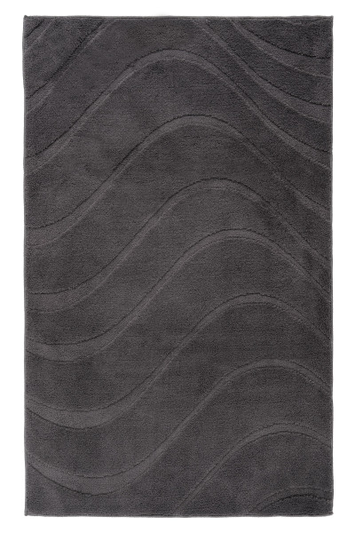 Badematte LINA grau in grau aus Polyester
