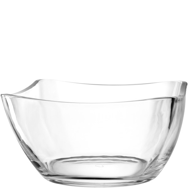 Schale LEONARDO PIAZZA in klar aus Glas