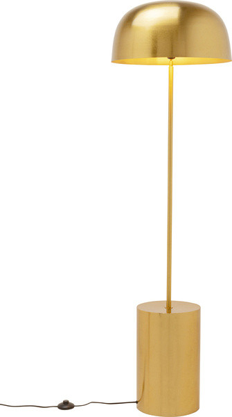 Stehleuchte LOUNGY in goldfarben aus Stahl